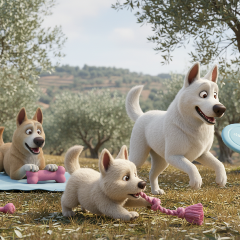 Akbash Dog portrait