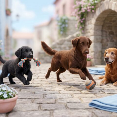 Flat-Coated Retriever portrait
