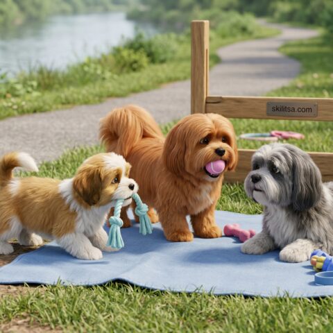 Lhasa Apso portrait