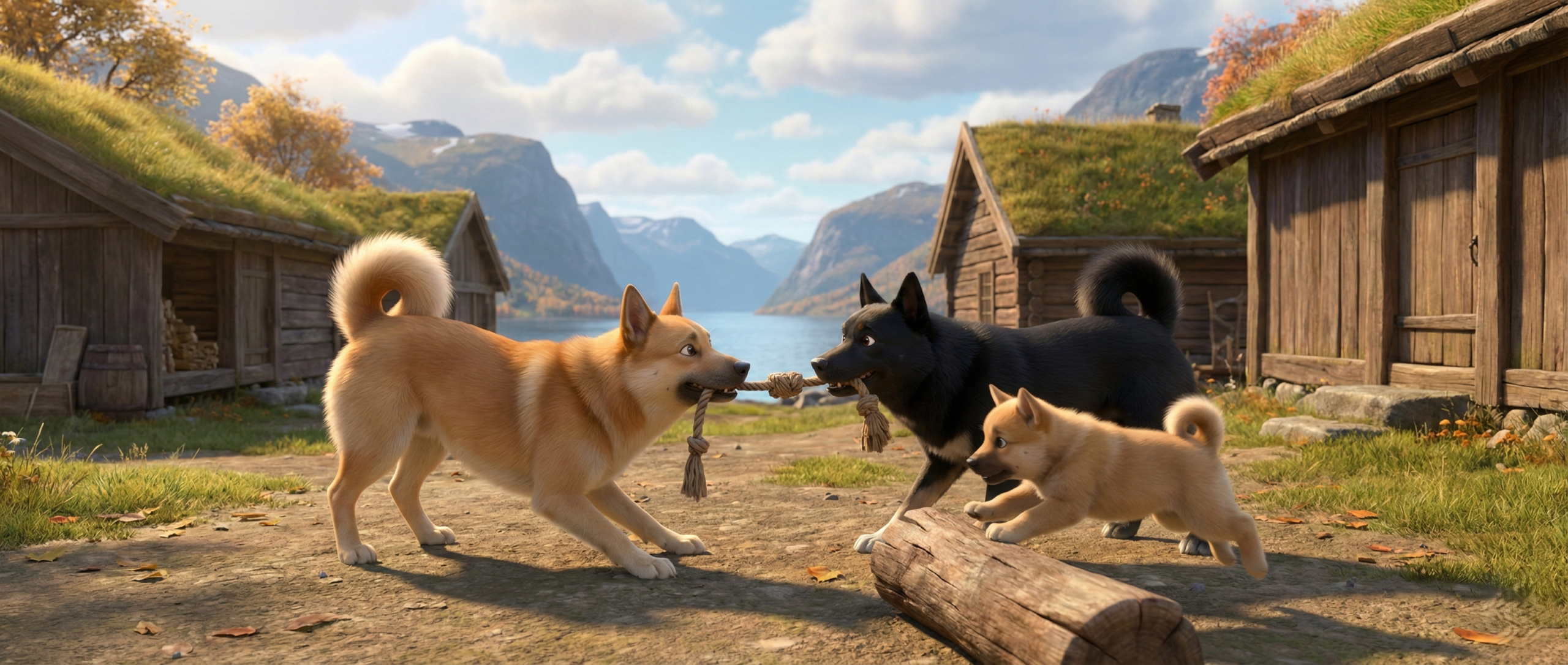 Norwegian Buhund Portrait
