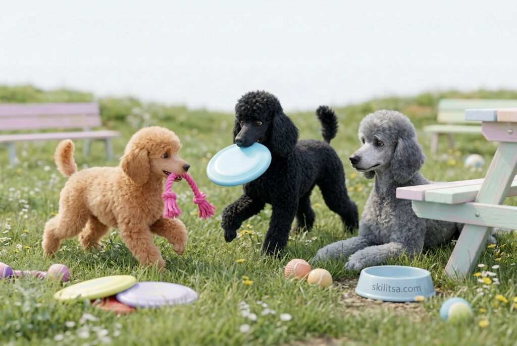 Poodle portrait