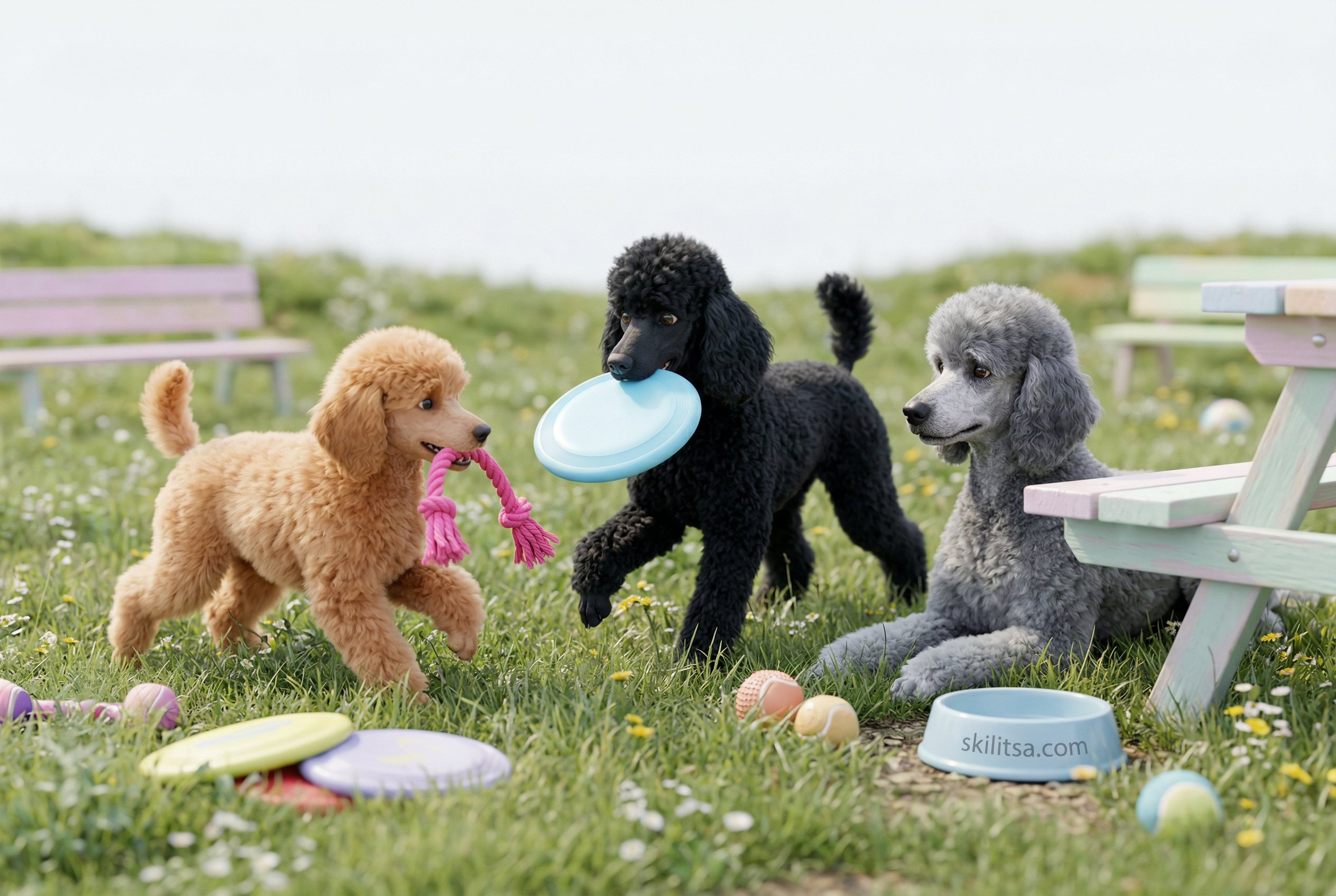 Κανίς (Poodle): Η Αϊνστάιν με τις Μπούκλες (Δεν είναι μόνο για Σαλόνια!) 2 Poodle Portrait