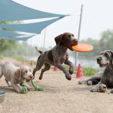 Slovakian Wirehaired Pointer portrait