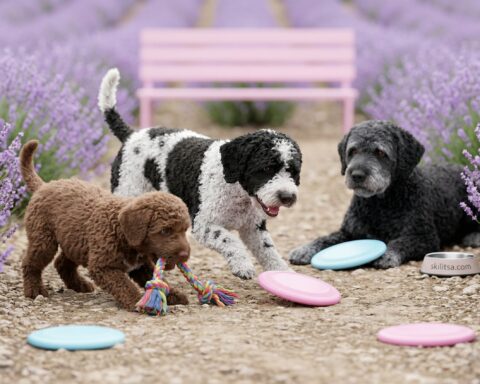 Spanish Water Dog portrait