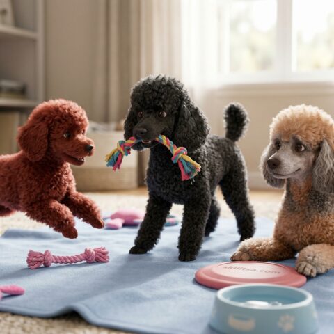 Toy Poodle portrait