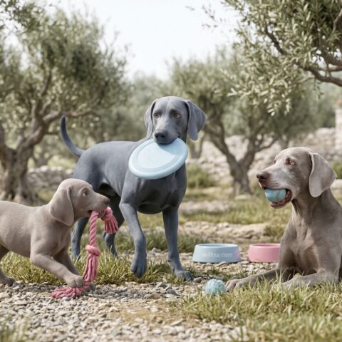 Weimaraner portrait